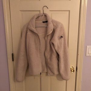 The North Face White Sherpa Jacket